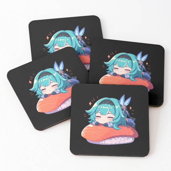 Item preview, Game Chibi Sushi Nigiri Eula Genshin Impact Kawaii designed and sold by CarlosBender.
