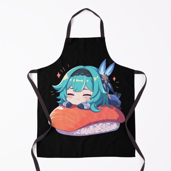 Item preview, Game Chibi Sushi Nigiri Eula Genshin Impact Kawaii designed and sold by CarlosBender.