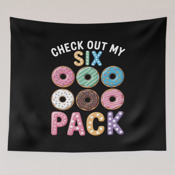 Item preview,  Gym Check Out My Six Pack Donut Doughnut Lovers Gym  designed and sold by PowAcademy.