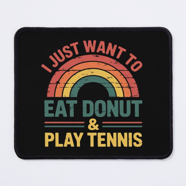 Item preview, I just want to eat donut and Play Tennis Christmas designed and sold by KonstanKoraner.