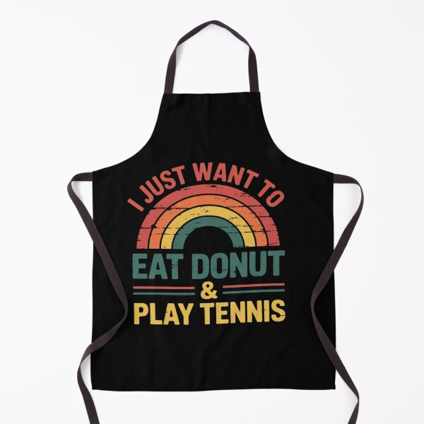Item preview, I just want to eat donut and Play Tennis Christmas designed and sold by KonstanKoraner.