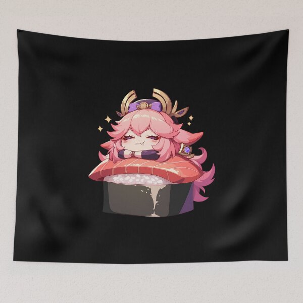 Item preview, Game Chibi Sushi Nigiri Dori Genshin Impact Kawaii designed and sold by CarlosBender.