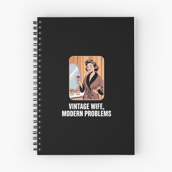 Item preview, Relaxing 50s Housewife with Wine Wife Modern Problem designed and sold by LittleDame.