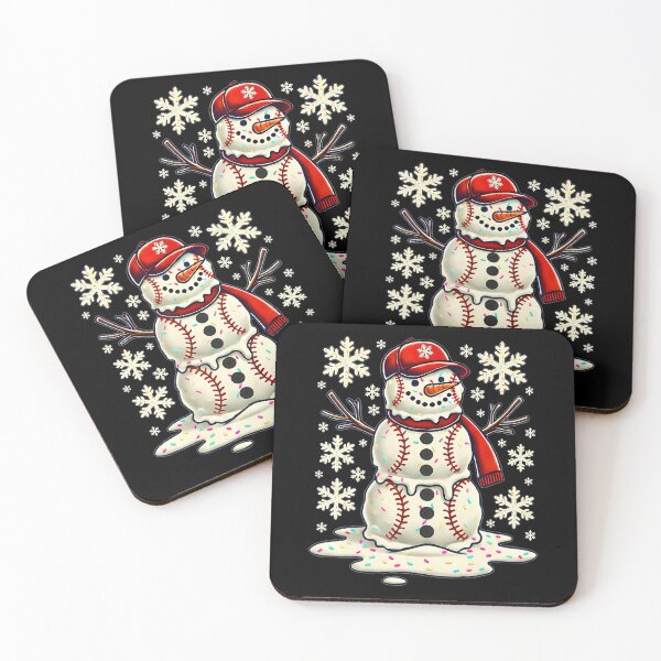 Item preview, Christmas Baseball Snowman Boys Ice Cream Baseball Women Men designed and sold by LauraLydiaa.