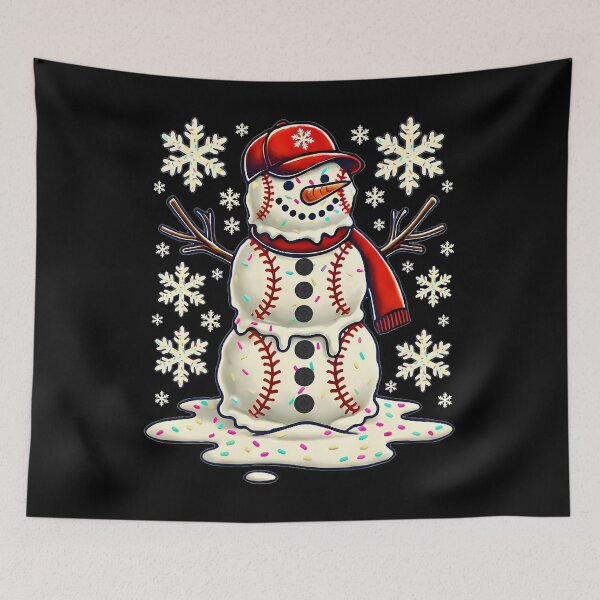 Item preview, Christmas Baseball Snowman Boys Ice Cream Baseball Women Men designed and sold by LauraLydiaa.