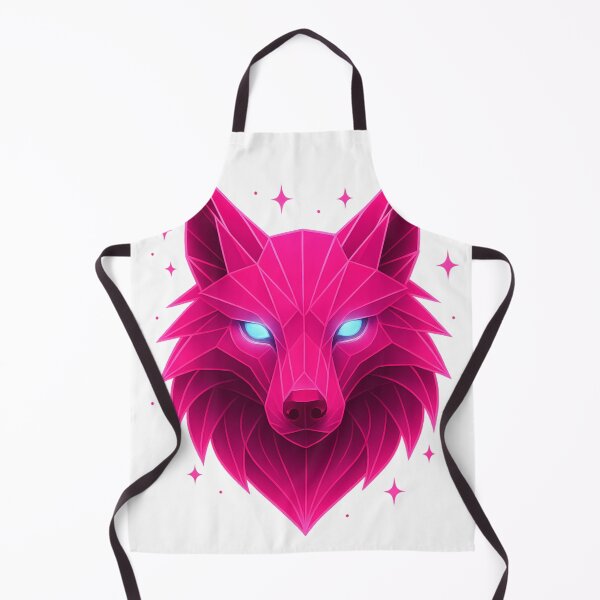 Item preview, Neon Pink Fox | Cyberpunk Geometric Animal Art | Glowing Polygon Fox Head | Vaporwave Bright Pink Illustration designed and sold by GoldenDreamGallery.