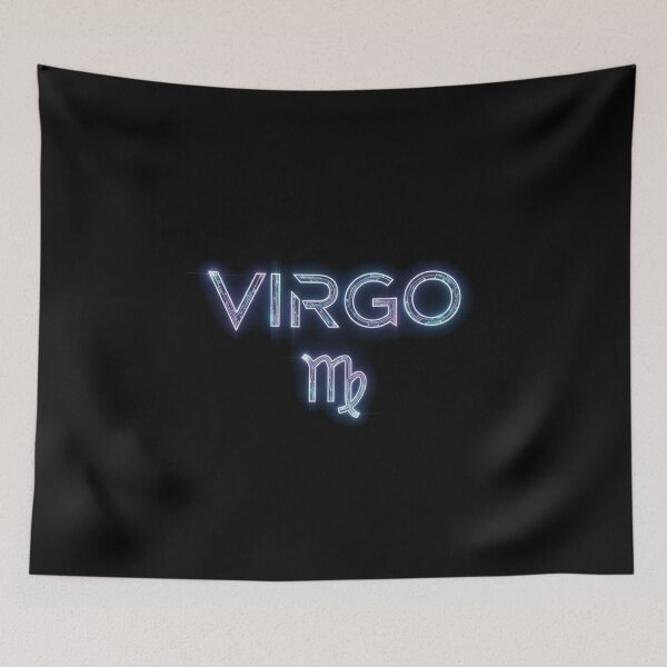 Item preview, Neon Glitch Virgo Goddess designed and sold by ZodiacWonders.