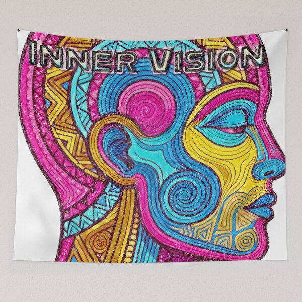 Item preview, Inner Vision - Psychedelic Tribal Mind Art designed and sold by Hen-C-Art.