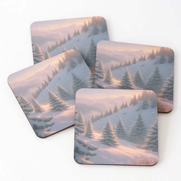 Item preview, gently sloping hillside with fir trees designed and sold by Mianku | Für das Leben.