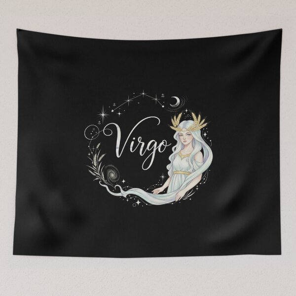 Item preview, Cosmic Virgo Neon Glow designed and sold by ZodiacWonders.