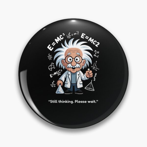 Item preview, Funny Einstein Cartoon – Genius Overthinking designed and sold by BankMano.