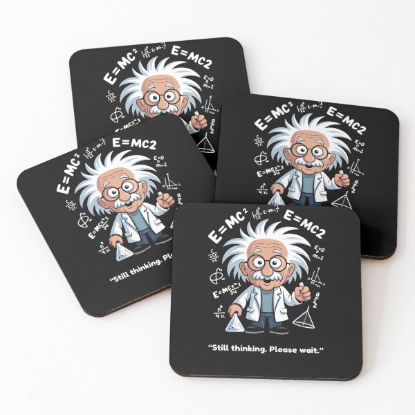 Item preview, Funny Einstein Cartoon – Genius Overthinking designed and sold by BankMano.