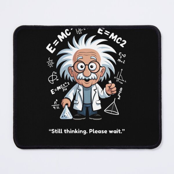 Item preview, Funny Einstein Cartoon – Genius Overthinking designed and sold by BankMano.