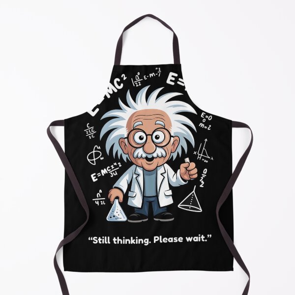 Item preview, Funny Einstein Cartoon – Genius Overthinking designed and sold by BankMano.