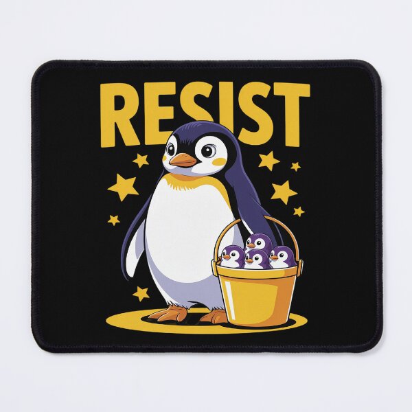 Item preview, Resist Penguins Subtle Protest with Heard Island designed and sold by LittleDame.