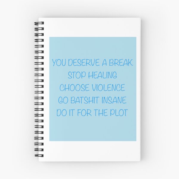 Item preview, Choose Violence – Sassy Blue Aesthetic Typography designed and sold by SaraInColour.