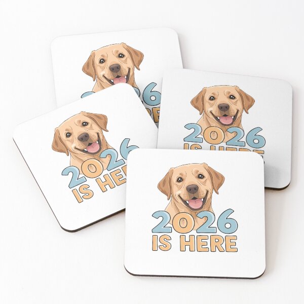Item preview, Labrador Smile – Happy Puppy Saying 2026 Is Here designed and sold by MuniraWearify.
