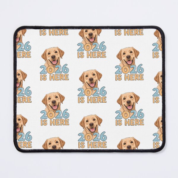 Item preview, Labrador Smile – Happy Puppy Saying 2026 Is Here designed and sold by MuniraWearify.