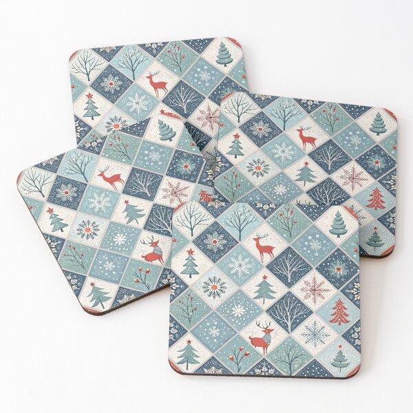 Item preview, Cute winter checkered pattern designed and sold by Merrylands Artshop.