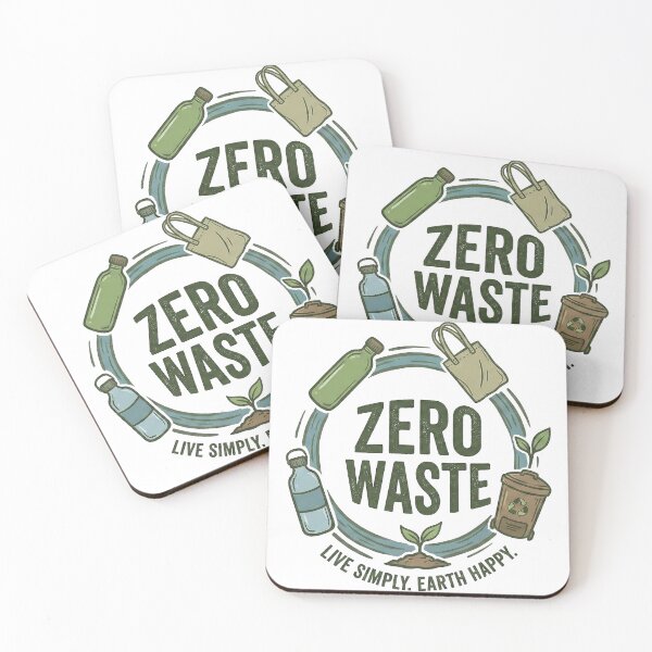 Item preview, Zero Waste Living Shirt, Eco-Friendly Lifestyle Tee, Sustainable Minimalist Design, Green Planet Awareness T-Shirt designed and sold by Rida Faiz.