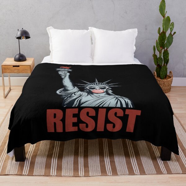 Item preview, Resist Statue of Liberty Bubble Social Justice designed and sold by LittleDame.