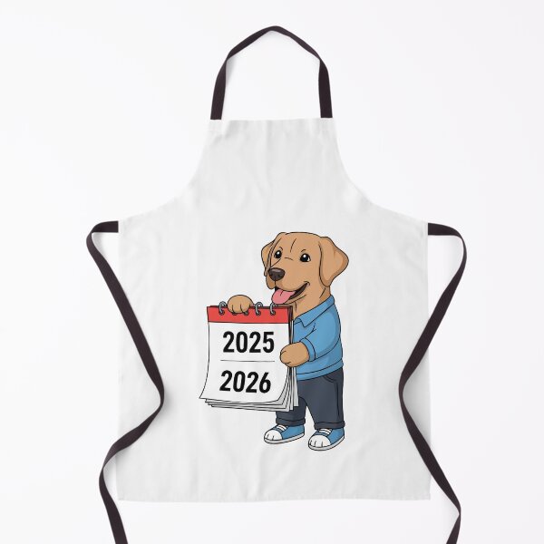 Item preview, Labrador With Calendar – Cute Puppy Turning to 2026 designed and sold by MuniraWearify.