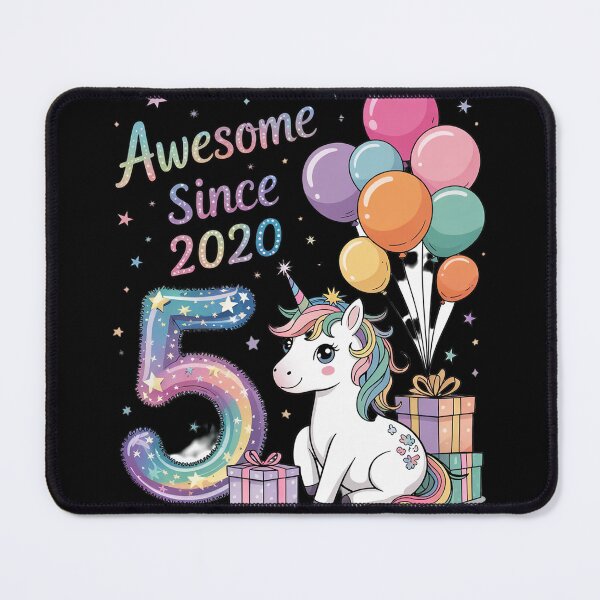 Item preview, 5 Year Old Unicorn For Girls 5th Birthday Girl Party 1 designed and sold by InspiredFoul.