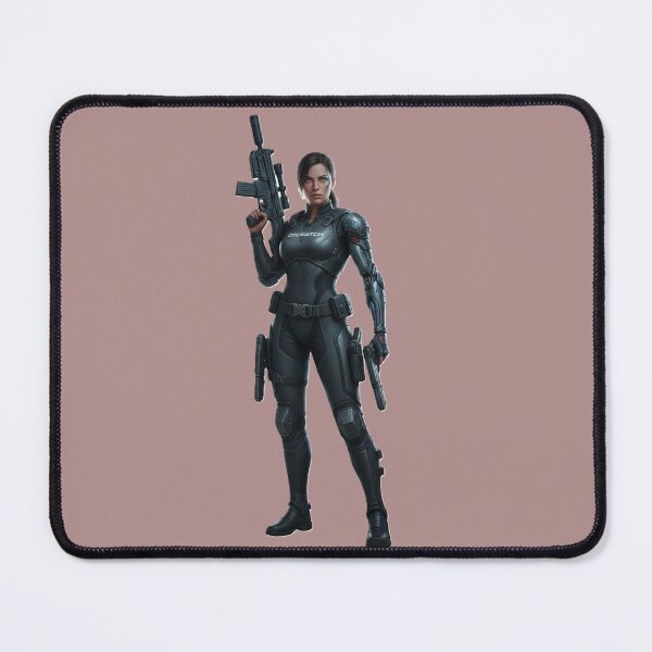 Item preview, Dispatch – Futuristic Female Soldier in Tactical Armor designed and sold by DroolWorthyUS.