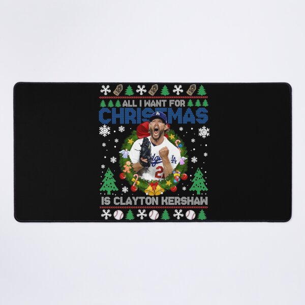 Item preview, Clayton Kershaw Christmas Baseball designed and sold by HappyHedgeTees.
