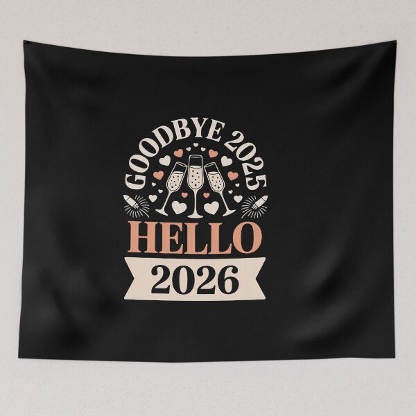 Item preview, Goodbye 2025 Hello 2026  designed and sold by Formatage.