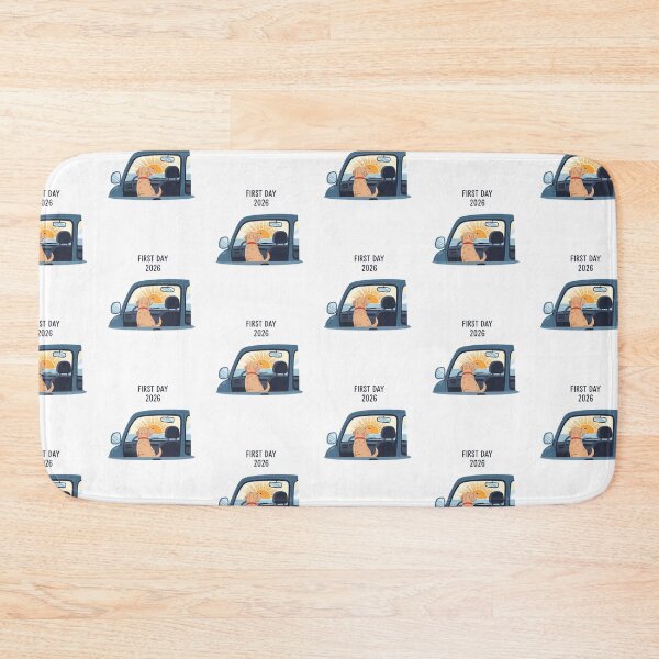 Item preview, Labrador First Day – Sunrise Drive Into 2026 designed and sold by MuniraWearify.