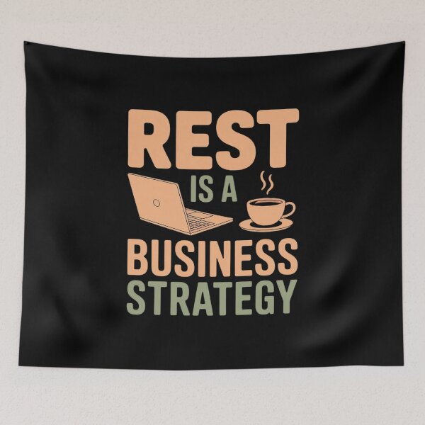 Item preview, Rest is A Business Strategy Anti-Hustle CEO designed and sold by GasVille.