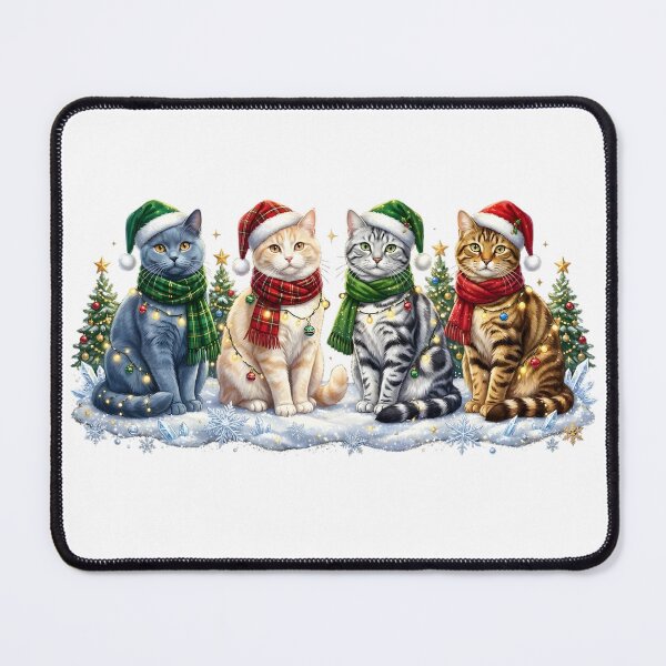 Item preview, Funny Cat Santa Christmas Winter Season designed and sold by thebest-2studio.