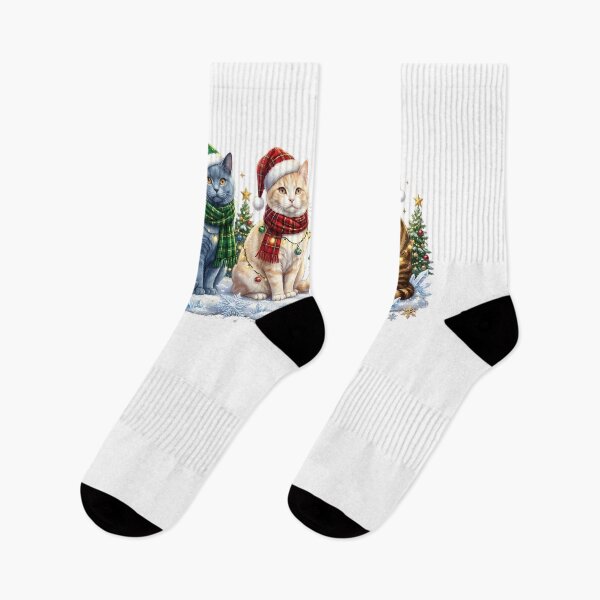 Item preview, Funny Cat Santa Christmas Winter Season designed and sold by thebest-2studio.