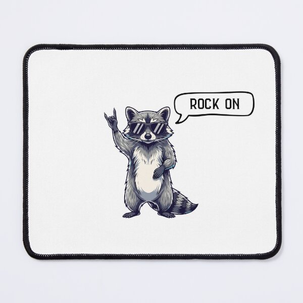 Item preview, Rock on Raccoon sticker designed and sold by Luisshopp.