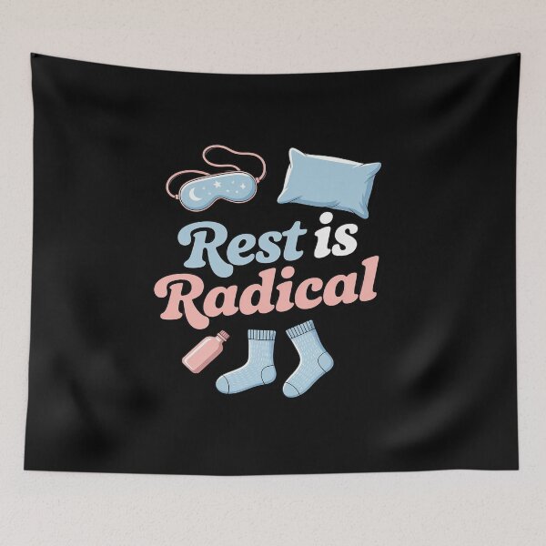Item preview, Rest is Radical Self-Care Chronic Illness Spoonie designed and sold by GasVille.