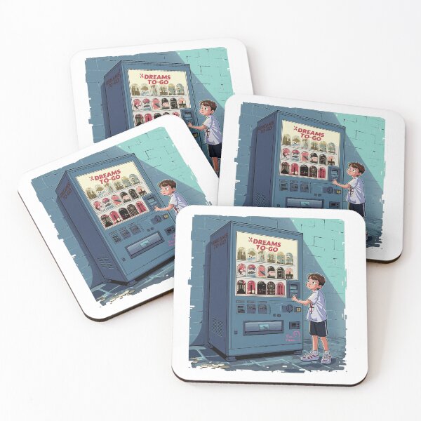 Item preview, Dreams To Go – Surreal Retro Vending Machine Art designed and sold by PLUSHIWORLDtm.