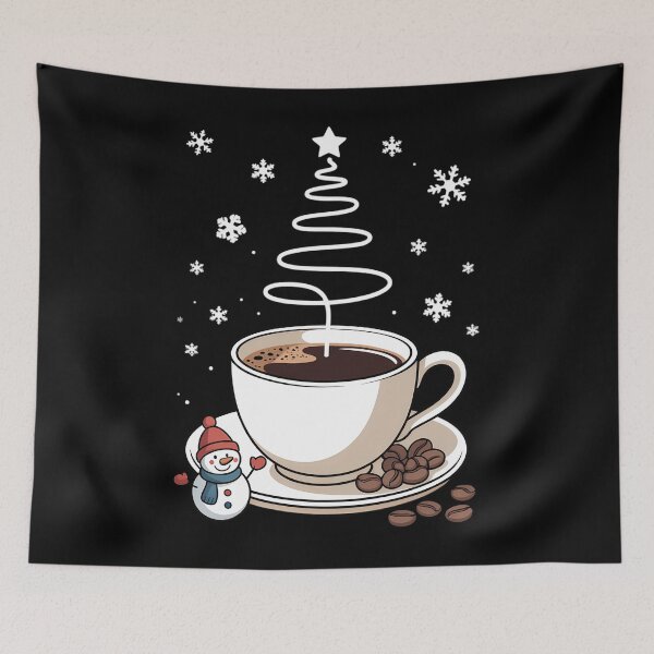 Item preview, Winter Snowman Holiday Coffee Drinker Barista designed and sold by Formatage.