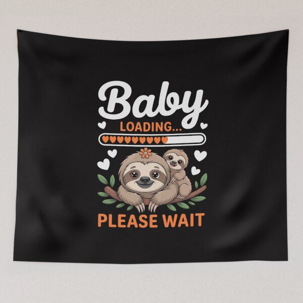 Item preview, Baby Loading, Expecting Mom To Be, Pregnancy Reveal, Sloths designed and sold by MuteElevent.