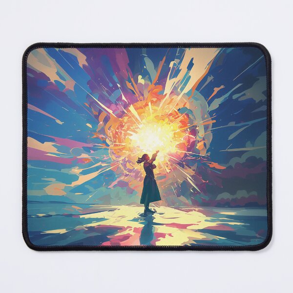 Item preview, Woman Holding Exploding Light Burst designed and sold by Christian Weiss.