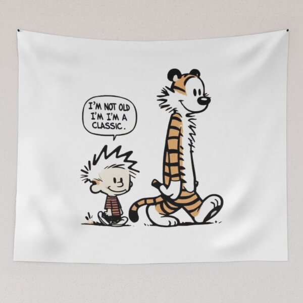 Item preview, Calvin And Hobbes Im Not Old Im A Classic Funny Birthday Humor designed and sold by houpdrebesn.