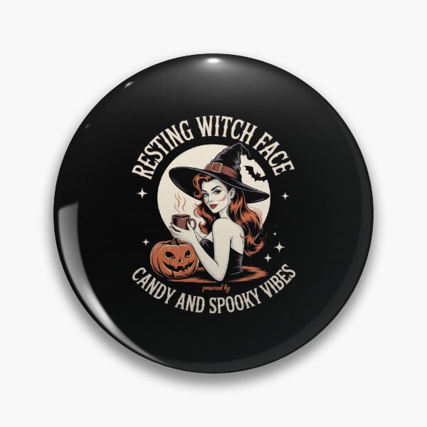 Item preview, Resting Witch Face Candy Halloween Spooky Vibes designed and sold by GasVille.