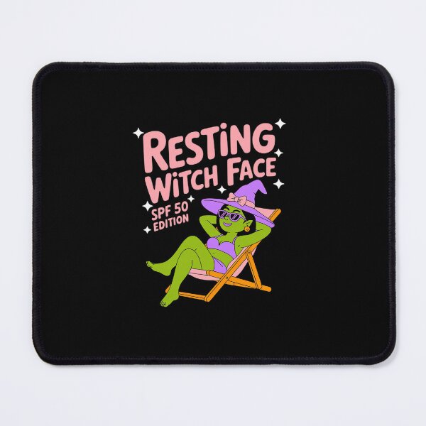 Item preview, Resting Witch Face SPF 50 Summerween Witch designed and sold by GasVille.