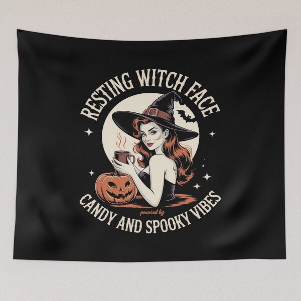 Item preview, Resting Witch Face Candy Halloween Spooky Vibes designed and sold by GasVille.