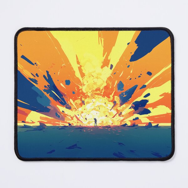 Item preview, Silhouette Facing Massive Explosion designed and sold by Christian Weiss.
