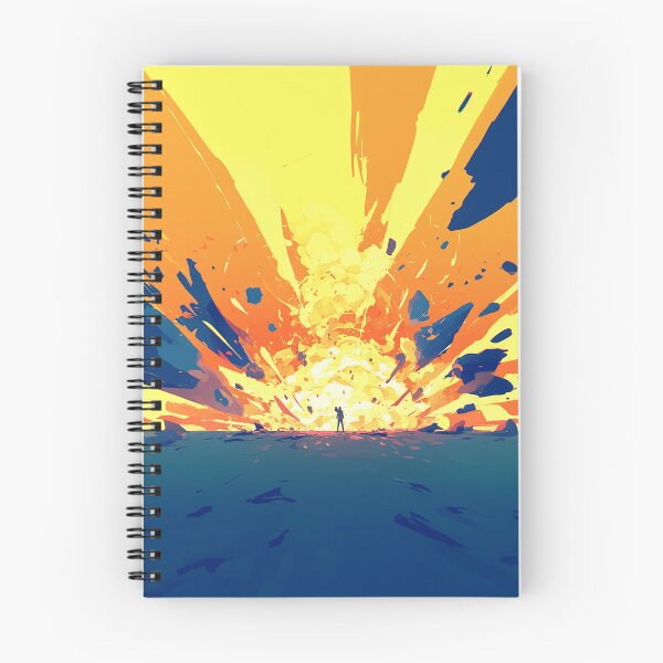 Item preview, Silhouette Facing Massive Explosion designed and sold by Christian Weiss.