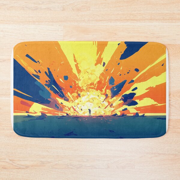 Item preview, Silhouette Facing Massive Explosion designed and sold by Christian Weiss.