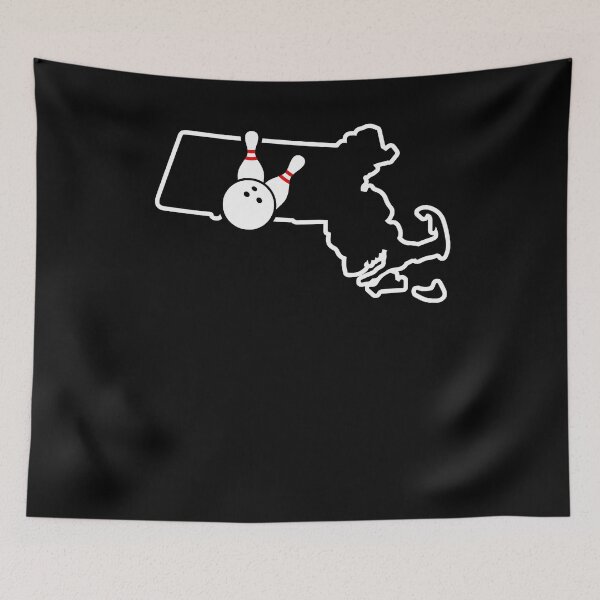 Item preview, Bowling T Shirt Massachusetts Bowling Ball Pins Shirt designed and sold by shoppzee.