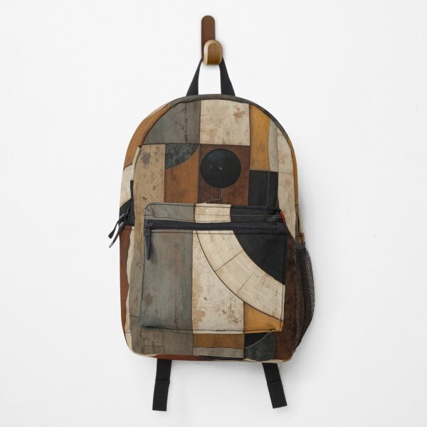 Item preview, Bauhaus Silence: Non-Objective Geometry in Burnt Umber and Fog Gray designed and sold by mrpuchleitner.