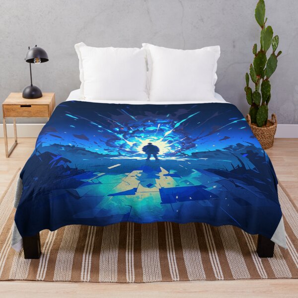 Item preview, Lone Figure in Blue Explosion designed and sold by Christian Weiss.